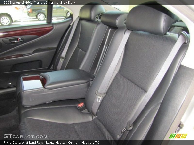 Mercury Silver Metallic / Black 2008 Lexus LS 460