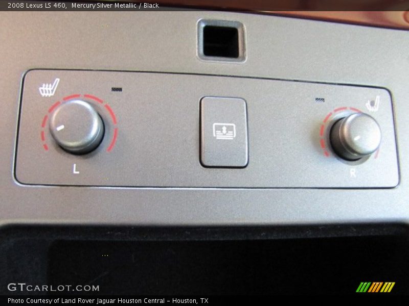Mercury Silver Metallic / Black 2008 Lexus LS 460