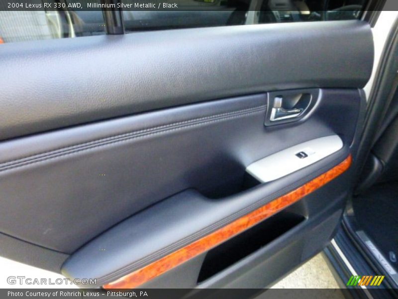 Millinnium Silver Metallic / Black 2004 Lexus RX 330 AWD
