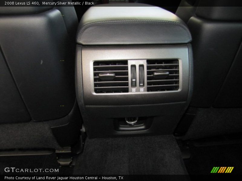 Mercury Silver Metallic / Black 2008 Lexus LS 460
