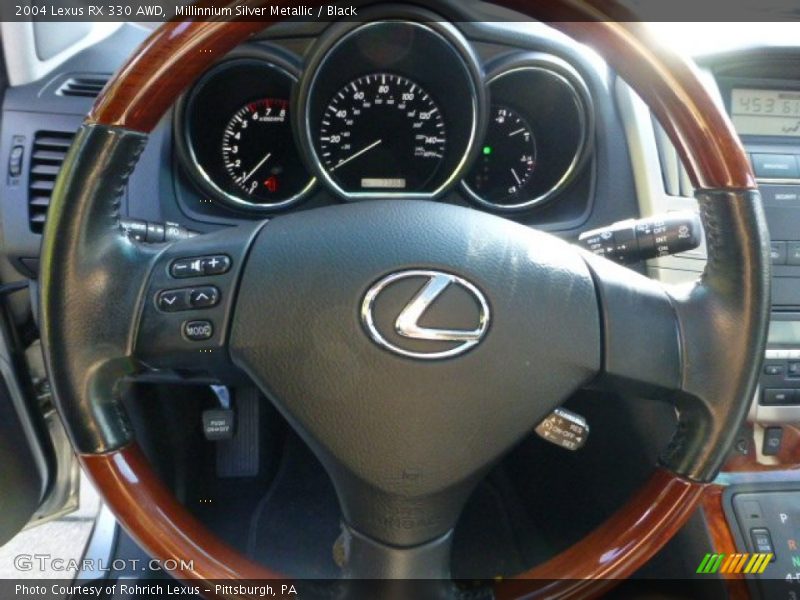 Millinnium Silver Metallic / Black 2004 Lexus RX 330 AWD
