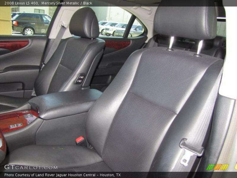 Mercury Silver Metallic / Black 2008 Lexus LS 460
