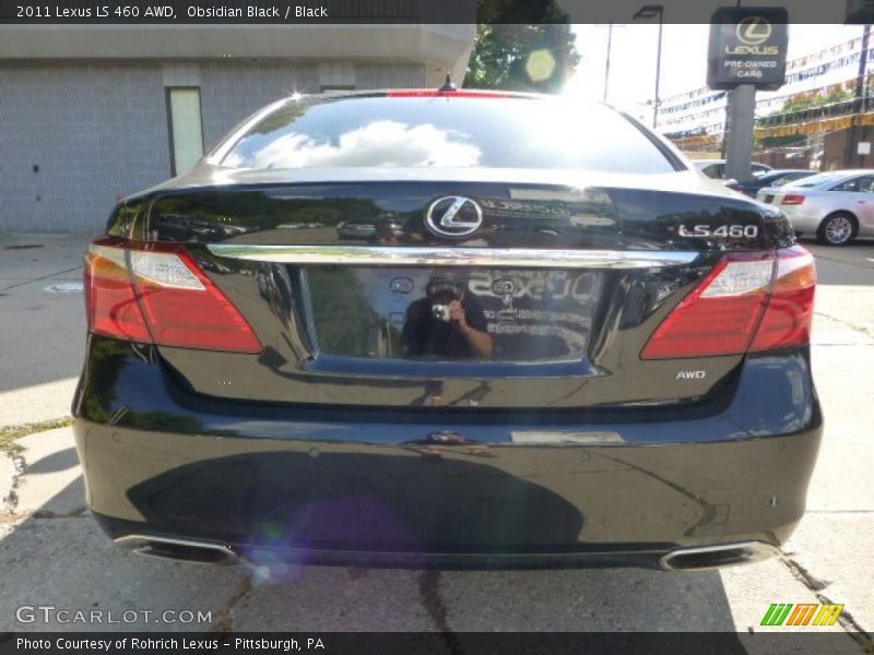 Obsidian Black / Black 2011 Lexus LS 460 AWD