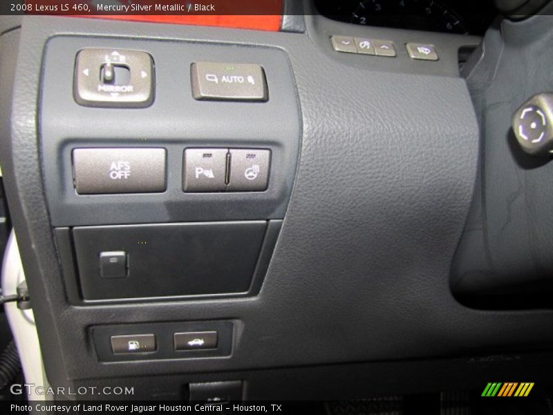 Mercury Silver Metallic / Black 2008 Lexus LS 460