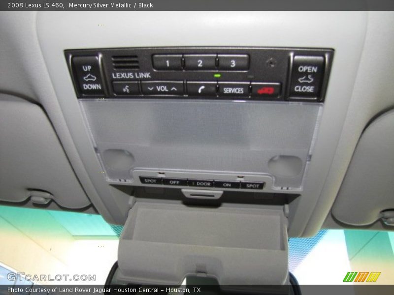 Mercury Silver Metallic / Black 2008 Lexus LS 460