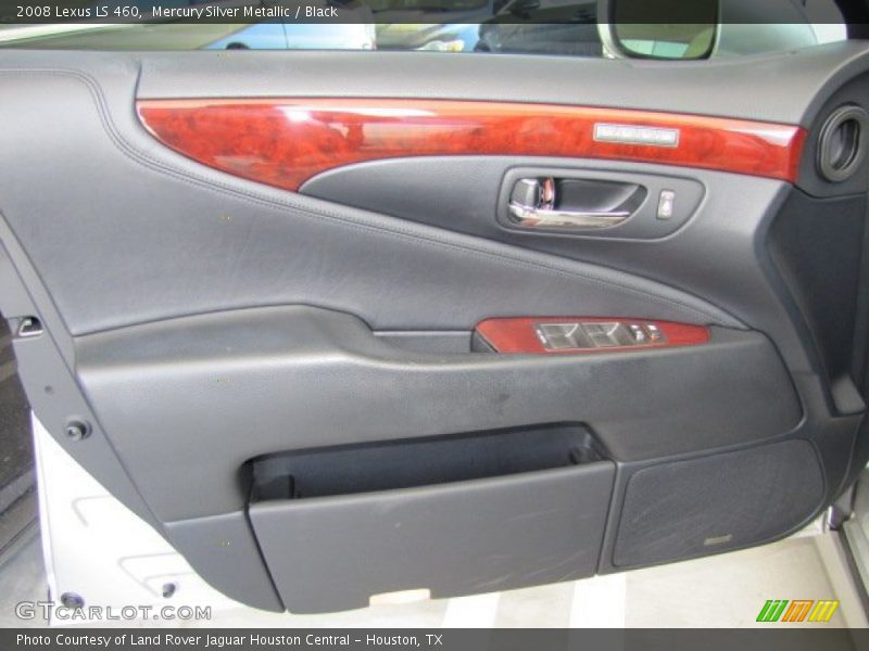 Mercury Silver Metallic / Black 2008 Lexus LS 460