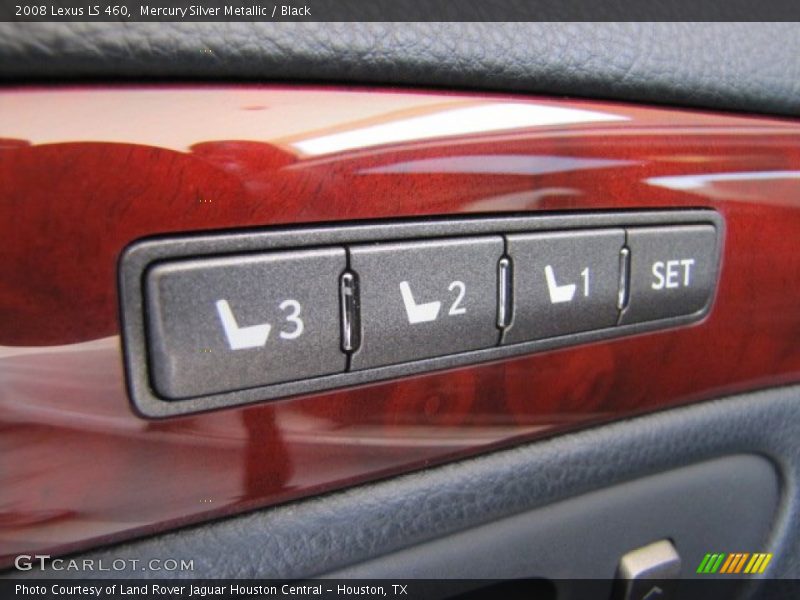 Mercury Silver Metallic / Black 2008 Lexus LS 460