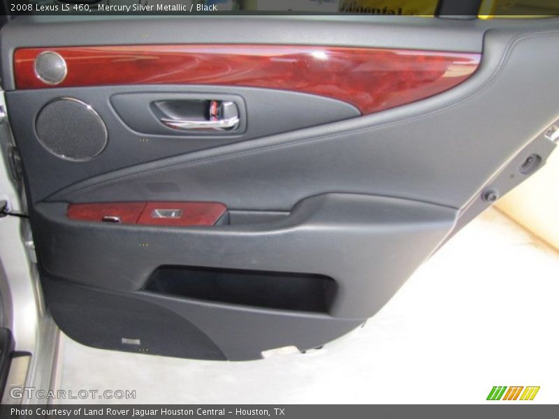 Mercury Silver Metallic / Black 2008 Lexus LS 460