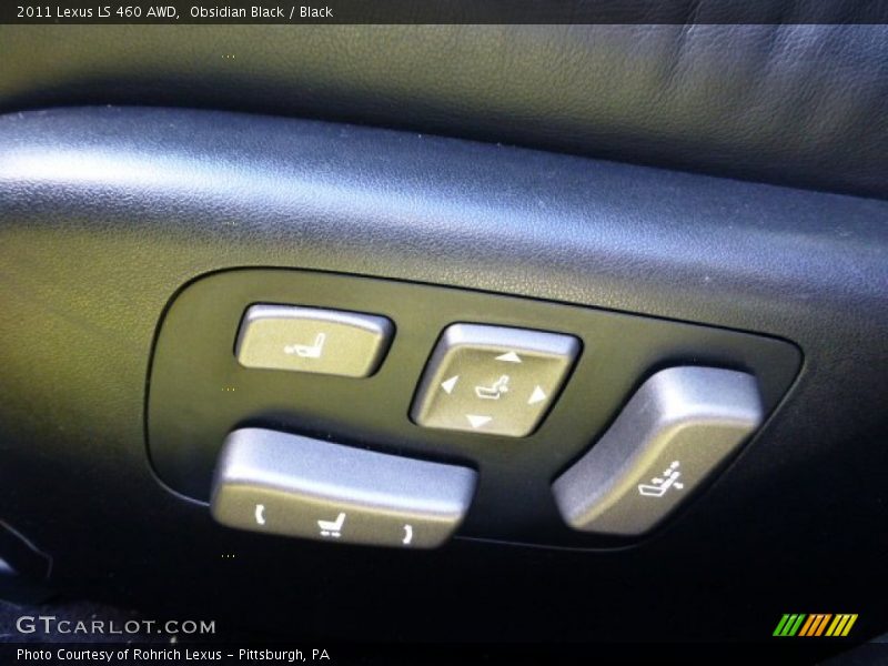 Obsidian Black / Black 2011 Lexus LS 460 AWD