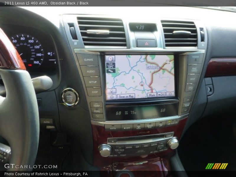 Obsidian Black / Black 2011 Lexus LS 460 AWD