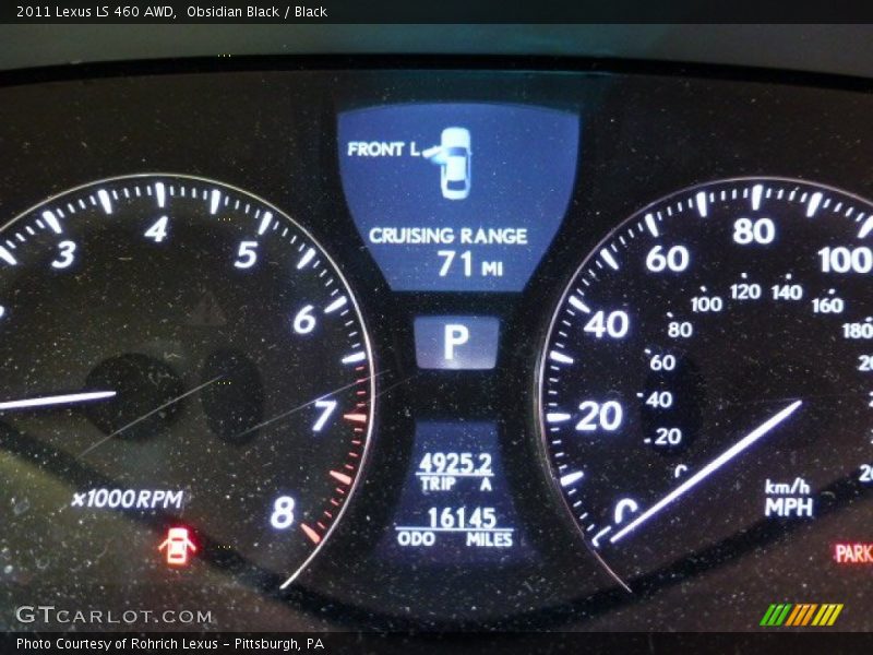 Obsidian Black / Black 2011 Lexus LS 460 AWD