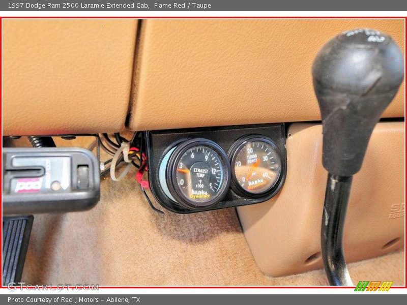 Flame Red / Taupe 1997 Dodge Ram 2500 Laramie Extended Cab
