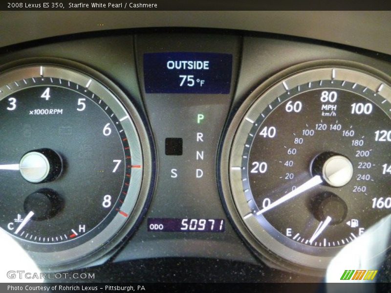 Starfire White Pearl / Cashmere 2008 Lexus ES 350