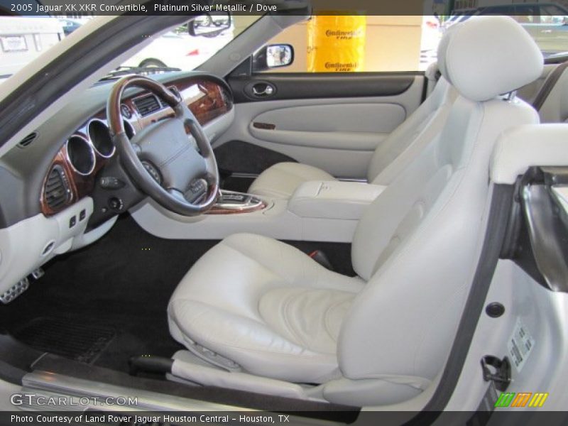 Platinum Silver Metallic / Dove 2005 Jaguar XK XKR Convertible