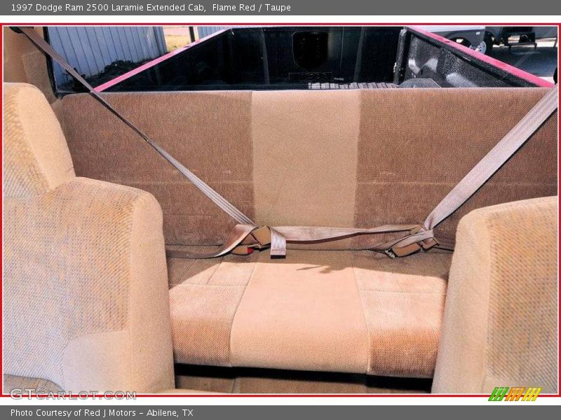 Flame Red / Taupe 1997 Dodge Ram 2500 Laramie Extended Cab