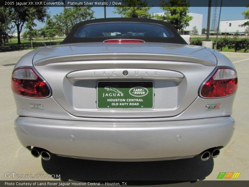 Platinum Silver Metallic / Dove 2005 Jaguar XK XKR Convertible