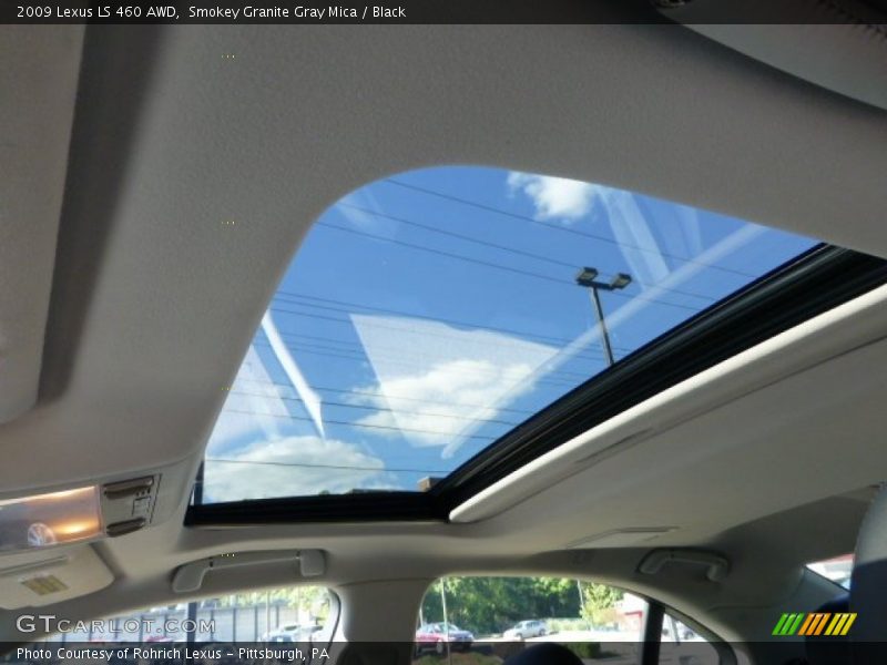 Smokey Granite Gray Mica / Black 2009 Lexus LS 460 AWD