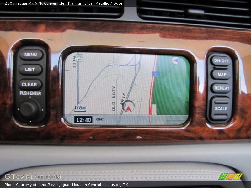 Navigation of 2005 XK XKR Convertible