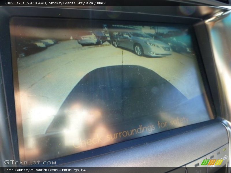 Smokey Granite Gray Mica / Black 2009 Lexus LS 460 AWD