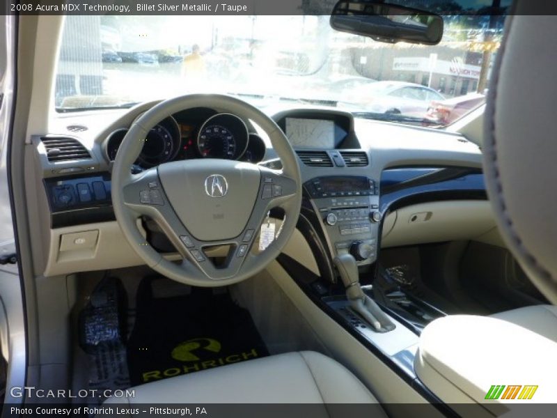 Billet Silver Metallic / Taupe 2008 Acura MDX Technology