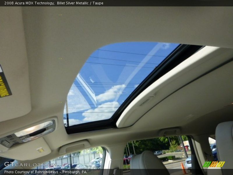 Billet Silver Metallic / Taupe 2008 Acura MDX Technology