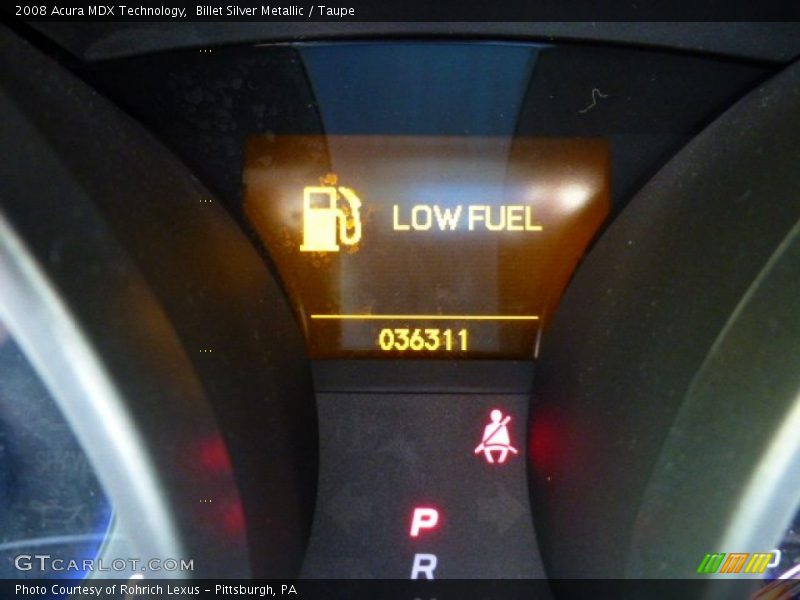 Billet Silver Metallic / Taupe 2008 Acura MDX Technology