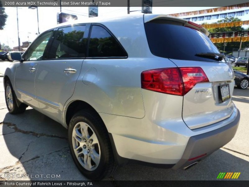 Billet Silver Metallic / Taupe 2008 Acura MDX Technology