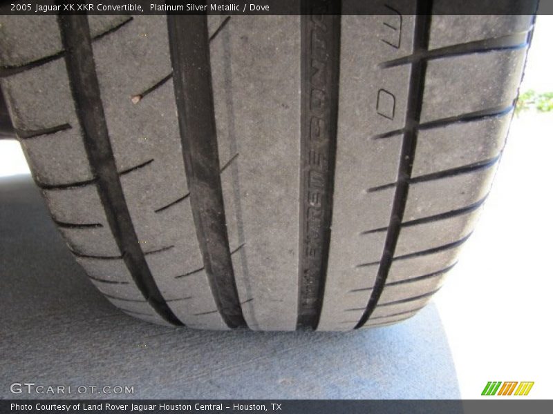 Platinum Silver Metallic / Dove 2005 Jaguar XK XKR Convertible