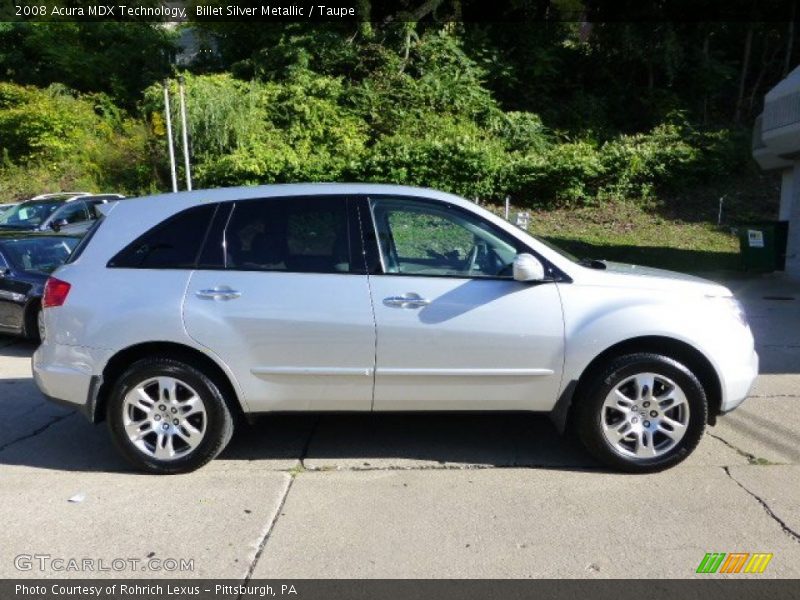 Billet Silver Metallic / Taupe 2008 Acura MDX Technology