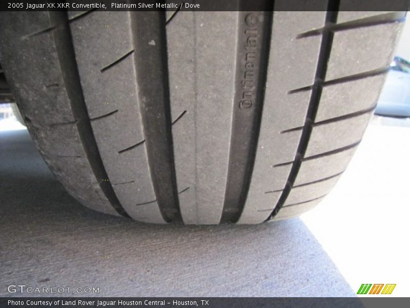 Platinum Silver Metallic / Dove 2005 Jaguar XK XKR Convertible