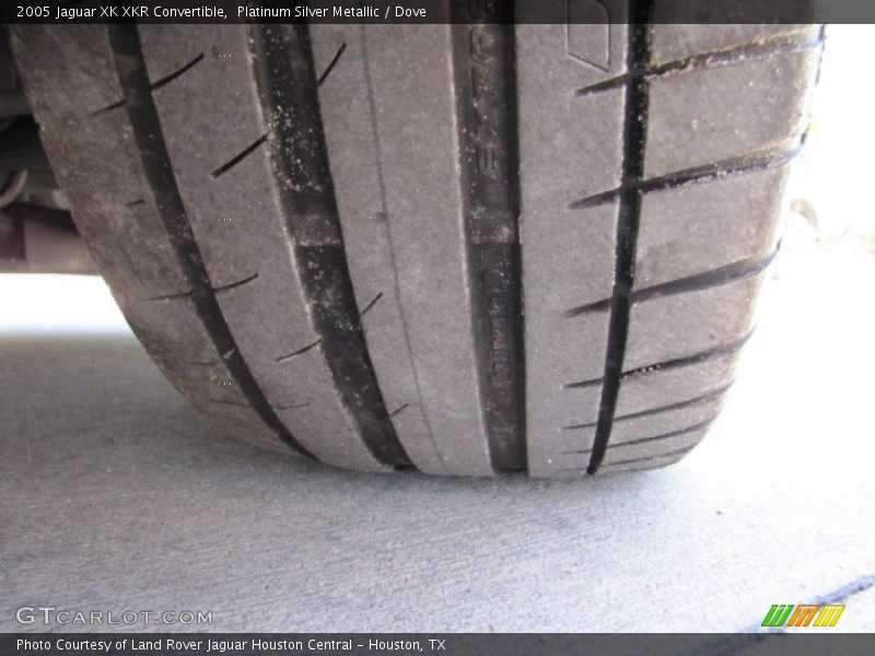 Platinum Silver Metallic / Dove 2005 Jaguar XK XKR Convertible