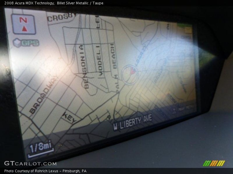 Billet Silver Metallic / Taupe 2008 Acura MDX Technology