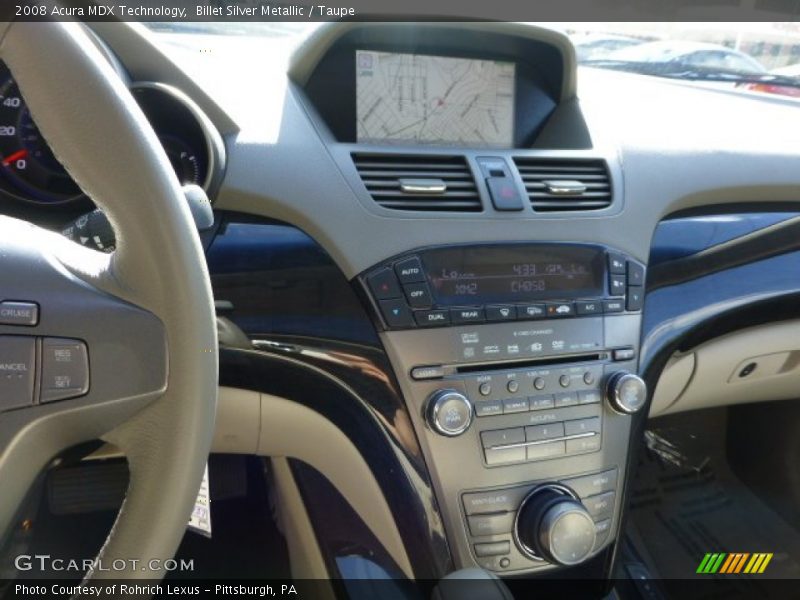 Billet Silver Metallic / Taupe 2008 Acura MDX Technology