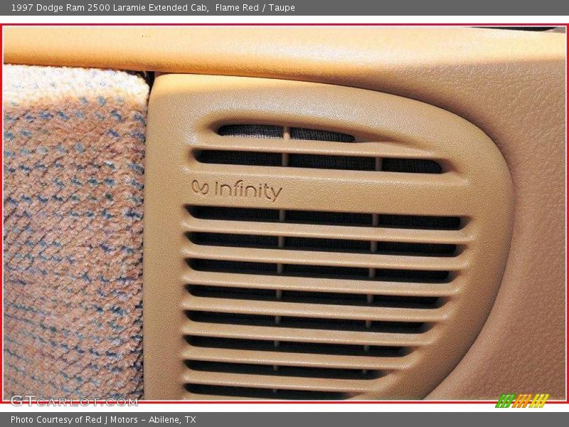 Flame Red / Taupe 1997 Dodge Ram 2500 Laramie Extended Cab