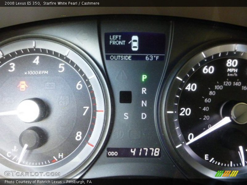 Starfire White Pearl / Cashmere 2008 Lexus ES 350