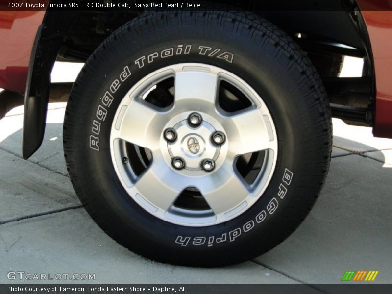 Salsa Red Pearl / Beige 2007 Toyota Tundra SR5 TRD Double Cab