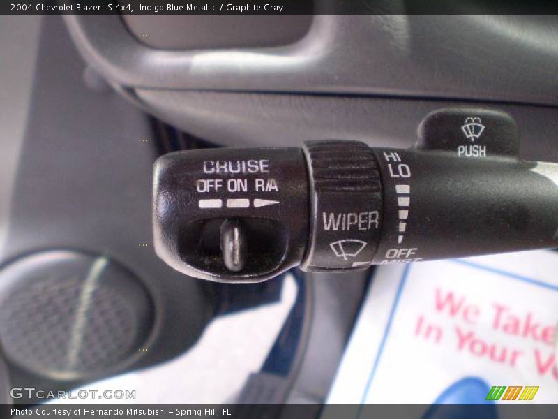 Indigo Blue Metallic / Graphite Gray 2004 Chevrolet Blazer LS 4x4