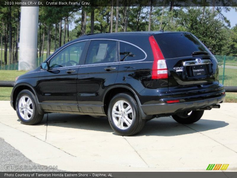 Crystal Black Pearl / Gray 2010 Honda CR-V EX