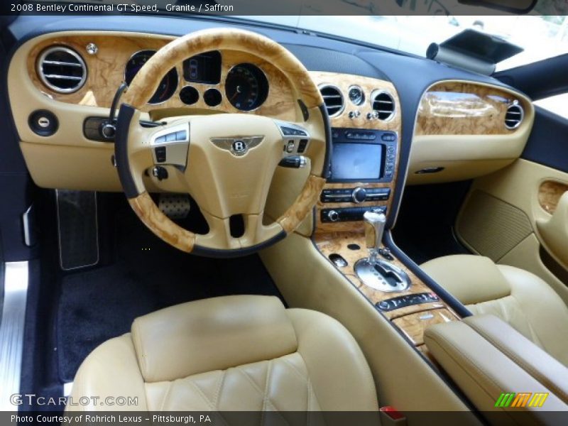 Dashboard of 2008 Continental GT Speed
