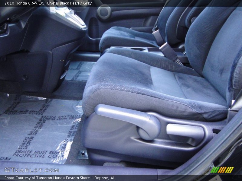 Crystal Black Pearl / Gray 2010 Honda CR-V EX