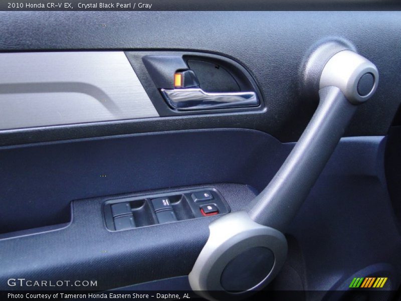 Crystal Black Pearl / Gray 2010 Honda CR-V EX