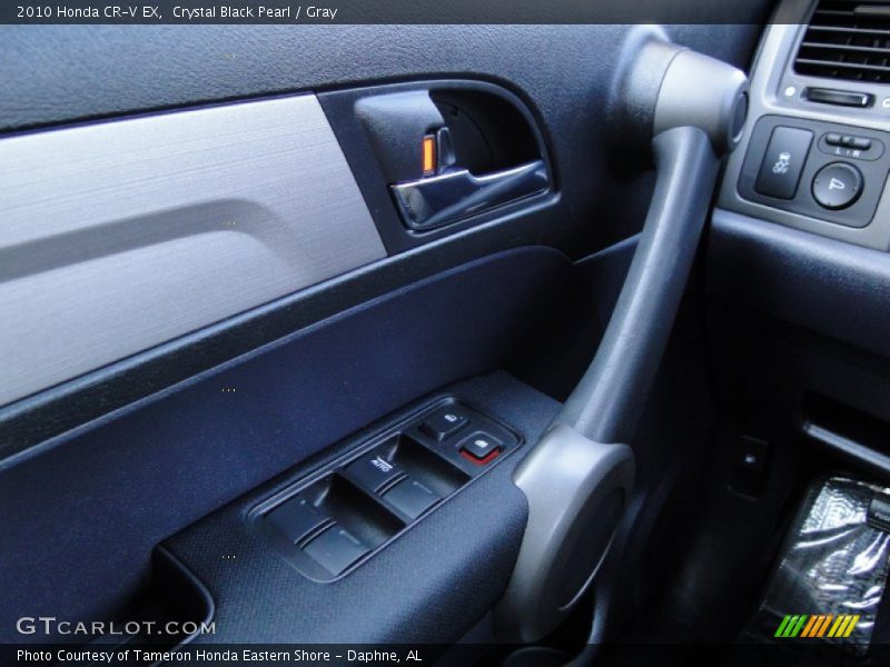 Crystal Black Pearl / Gray 2010 Honda CR-V EX