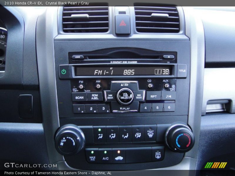 Crystal Black Pearl / Gray 2010 Honda CR-V EX