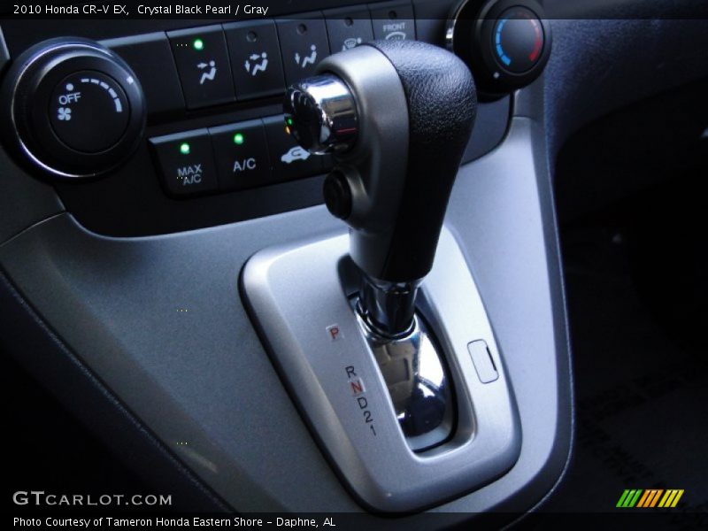 Crystal Black Pearl / Gray 2010 Honda CR-V EX