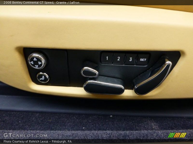 Controls of 2008 Continental GT Speed