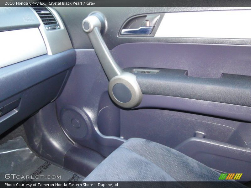 Crystal Black Pearl / Gray 2010 Honda CR-V EX