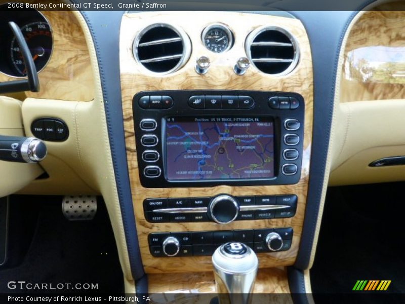 Controls of 2008 Continental GT Speed