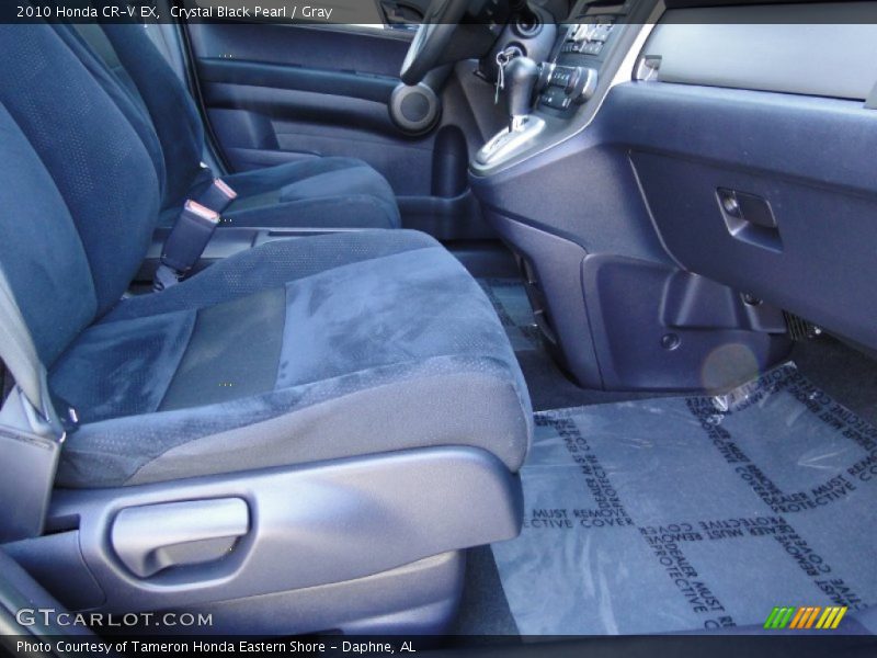 Crystal Black Pearl / Gray 2010 Honda CR-V EX