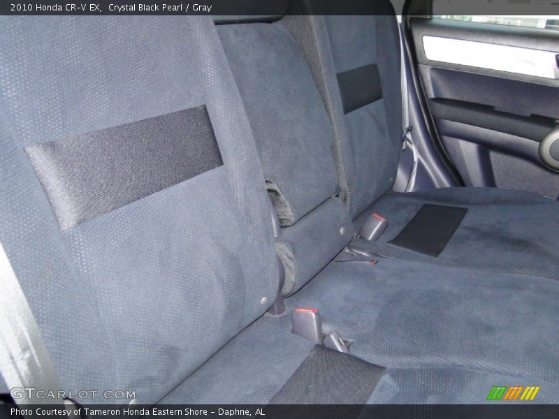 Crystal Black Pearl / Gray 2010 Honda CR-V EX