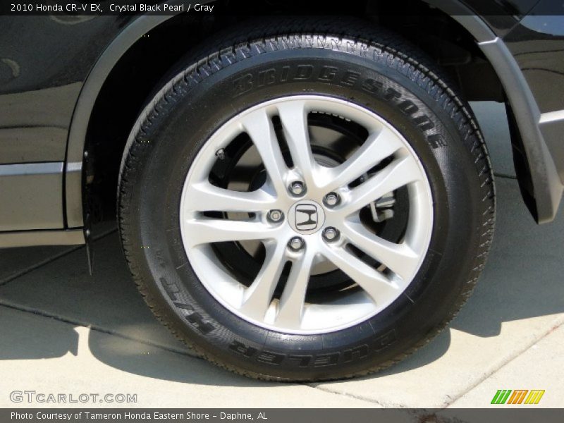 Crystal Black Pearl / Gray 2010 Honda CR-V EX